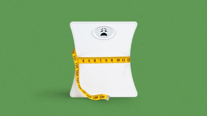 Losing-Weight-is-Suffering-GQ-2019-021319 Weight scale with tape measure