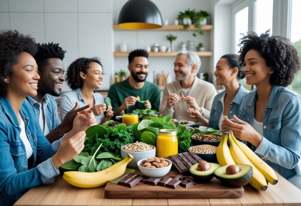 people eating Magnesium-Rich Foods