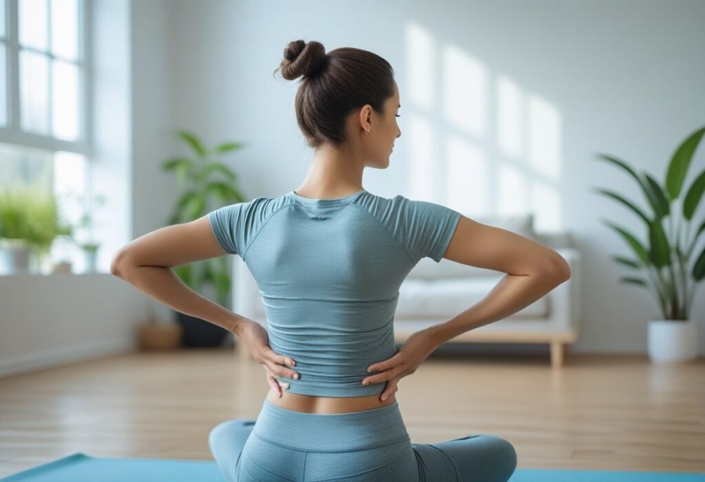 someone Stretching for Lower Back Pain Relief