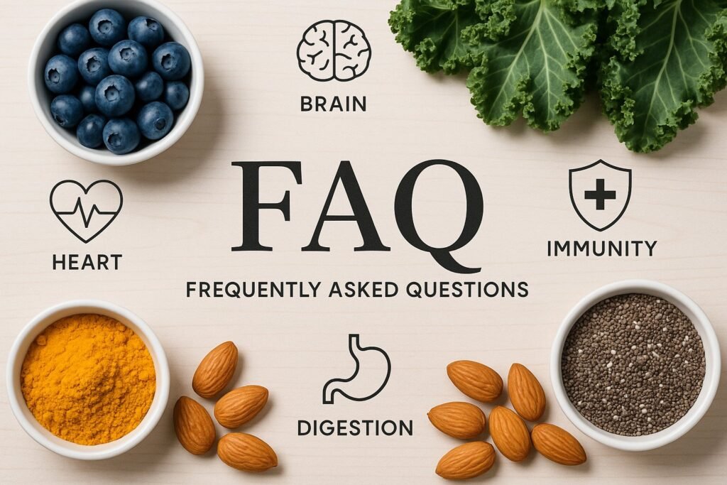 Frequently Asked Questions Superfoods for Specific Functions