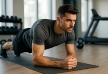 No Gym Needed: Full-Body Strength Training at Home Man doing planks