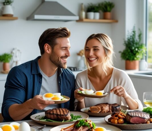 The Truth About the Carnivore Diet: Safe or Risky Long-Term? Couple eating Carnivore Diet