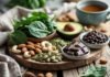 Best Magnesium-Rich Foods for Anxiety and Sleep Support Table full of foods rich in magnesium
