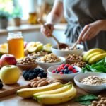 How to Fix Sugar Cravings Naturally with Whole Foods A table full of natural whole foods