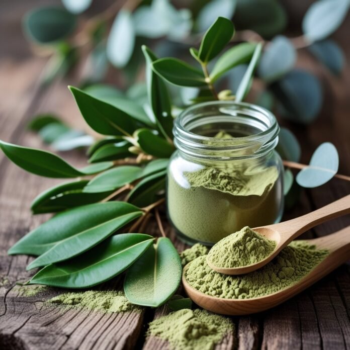 powdered lemon myrtle leaves for tea