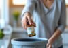 Why More People Are Ditching Multivitamins for Food-Based Micronutrients Woman ditching her vitamins into the trash