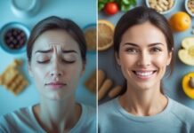 10 Important Nutrients You’re Not Getting Enough of woman with low nutrients and other woman high nutrients