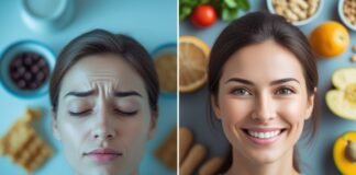 10 Important Nutrients You’re Not Getting Enough of woman with low nutrients and other woman high nutrients