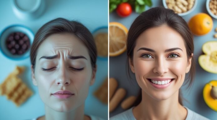 10 Important Nutrients You’re Not Getting Enough of woman with low nutrients and other woman high nutrients