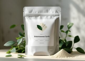 Everything You Need to Know About Diatomaceous Earth: Uses and Benefits Diatomaceous earth in packaging with a brand