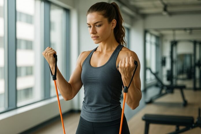 v2-vpc4c-3qy9l woman bicep curling resistance bands